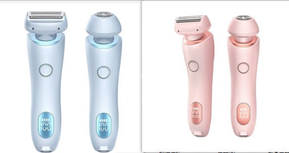 2 In 1 Hair Removal Shaver | USB Rechargeable Trimmer Women Body Razor Face Leg Armpit Hair Remover - LuVoria
