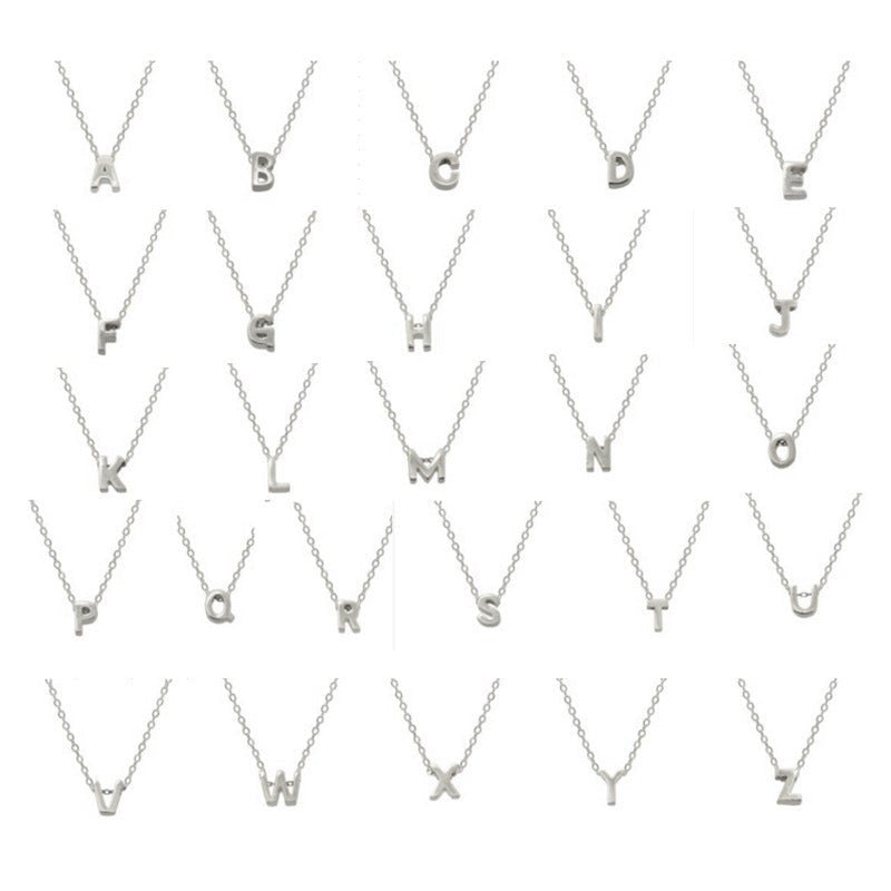 Personalised Letter Necklace - LuVoria