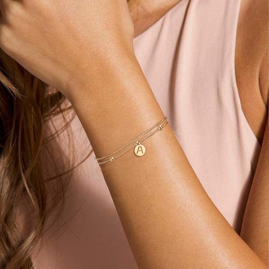 Circle Personalised Bracelet - LuVoria
