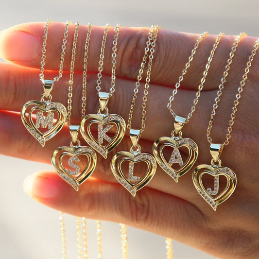 Personalised Heart Pendant - LuVoria