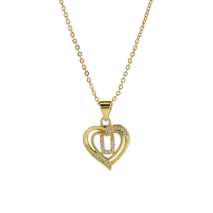 Personalised Heart Pendant - LuVoria