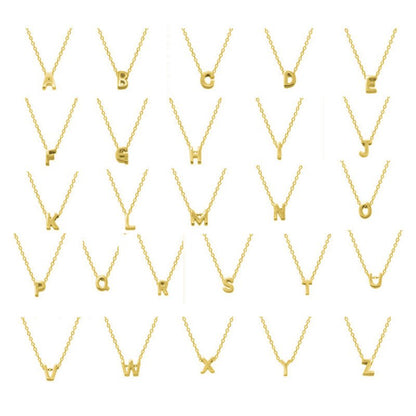 Personalised Letter Necklace - LuVoria