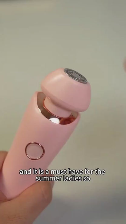 2 In 1 Hair Removal Shaver | USB Rechargeable Trimmer Women Body Razor Face Leg Armpit Hair Remover