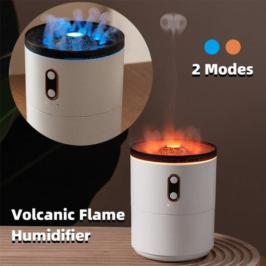 Volcanic Flame Aroma Essential Oil Diffuser | USB Portable Air Humidifier Night Light Lamp Fragrance Humidifier - LuVoria