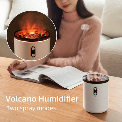 Volcanic Flame Aroma Essential Oil Diffuser | USB Portable Air Humidifier Night Light Lamp Fragrance Humidifier - LuVoria